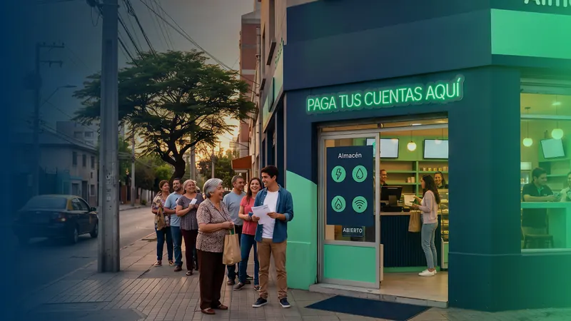 Local ofreciendo pago de cuentas con Multiservicios Klap